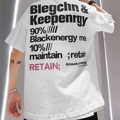 市场上装-T恤-微潮T恤