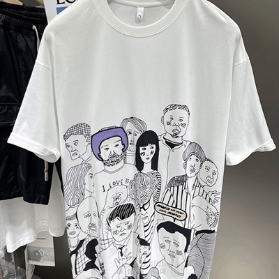 市场上装-T恤-休闲T恤【实拍】