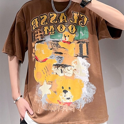 市场上装-T恤-微潮T恤