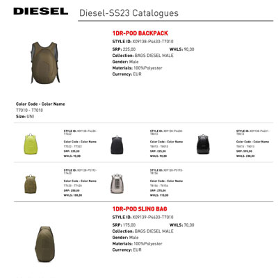 2023春夏_Diesel_配件_欧洲大牌资料
