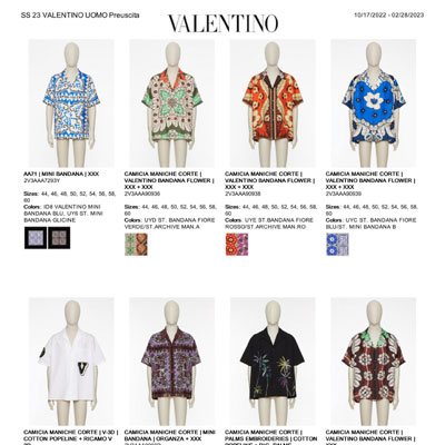 2023春夏_Valentino_ 服装_欧洲大牌资料