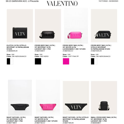 2023春夏_Valentino_ 配件_欧洲大牌资料