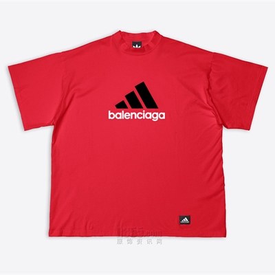商场品牌-短袖-T恤【Balenciaga X adidas】