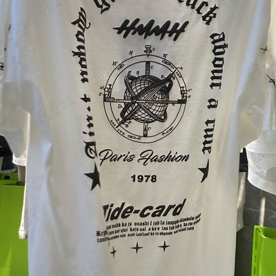 市场上装-T恤-微潮T恤【实拍】