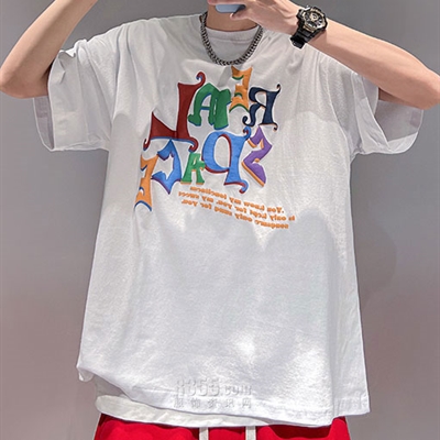 市场上装-T恤-微潮T恤