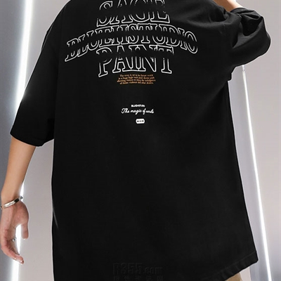 市场上装-T恤-微潮T恤