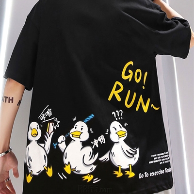 市场上装-T恤-微潮T恤