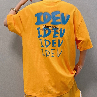 市场上装-T恤-微潮T恤