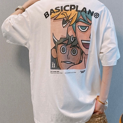 市场上装-T恤-微潮T恤