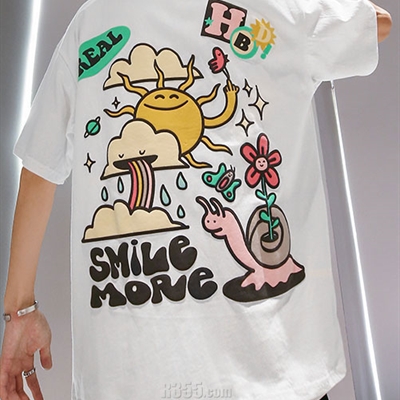市场上装-T恤-微潮T恤