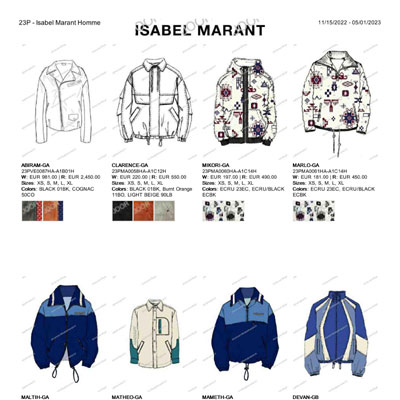  2023春夏_Isabel Marant_服装_欧洲大牌资料