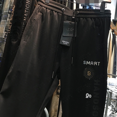 市场男裤-商务-松紧裤【实拍】