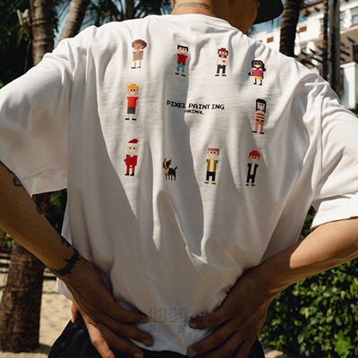 市场上装-T恤-休闲T恤