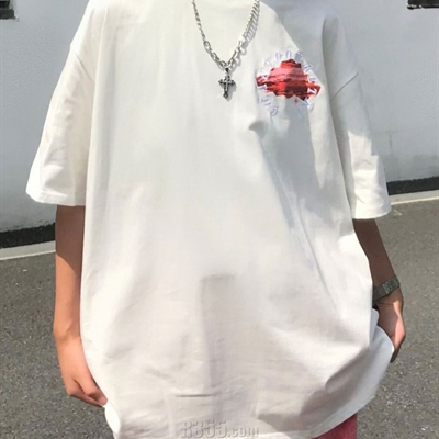 市场上装-T恤-微潮T恤