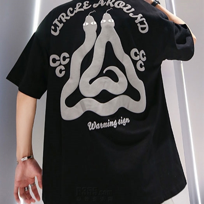 市场上装-T恤-微潮T恤