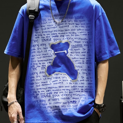 市场上装-T恤-微潮T恤