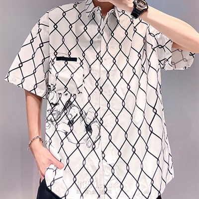 市场上装-衬衫-微潮衬衫