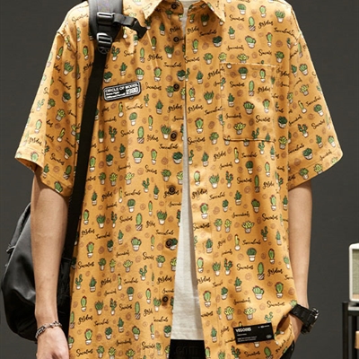 市场上装-衬衫-微潮衬衫