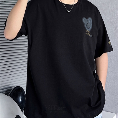 市场上装-T恤-微潮T恤