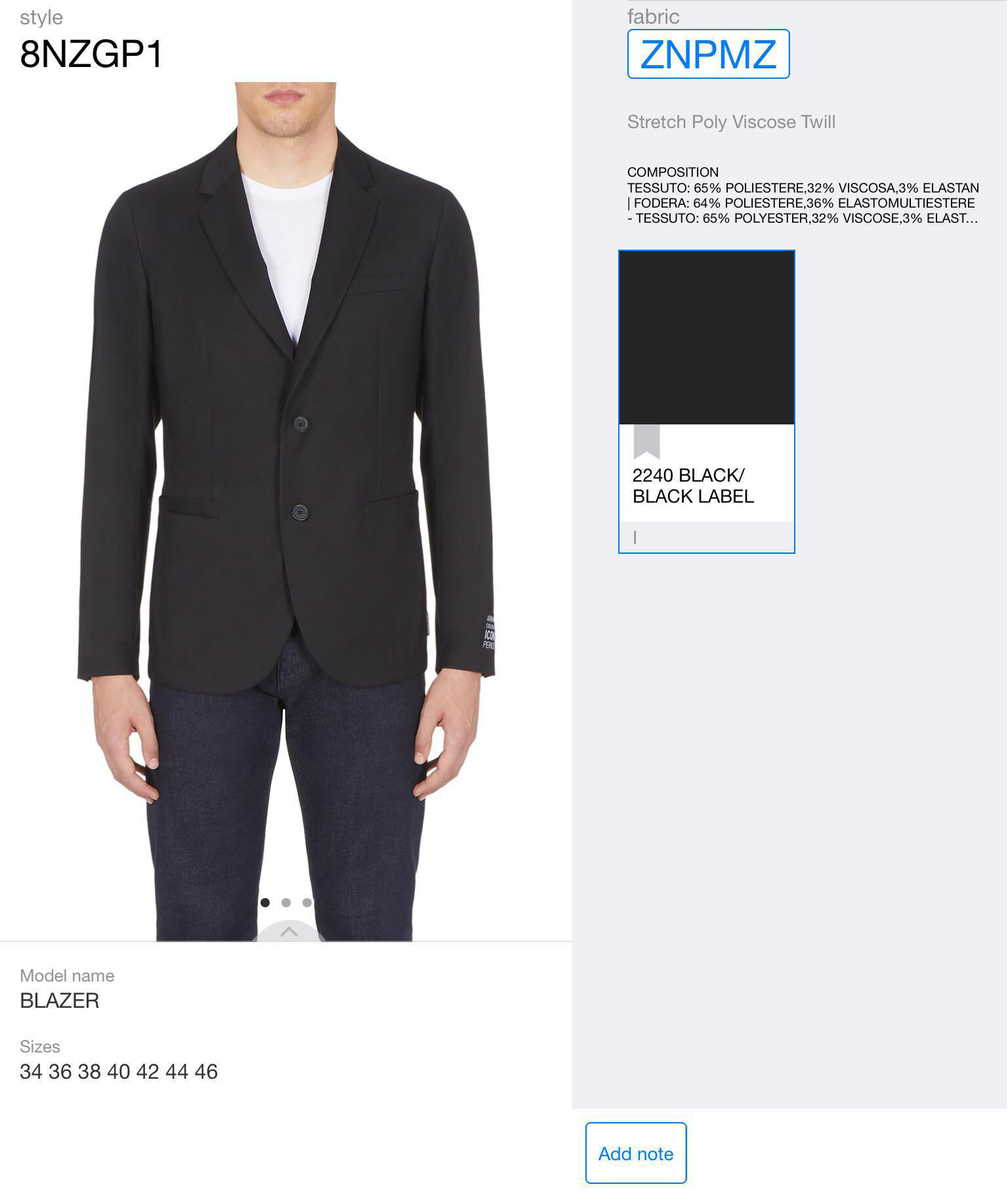 2023春夏_Armani Exchange_单西_欧洲大牌资料