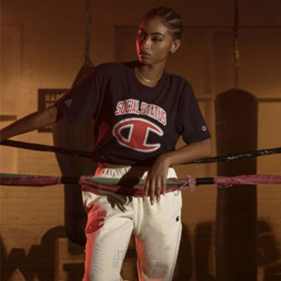 美国《Social Status x Champion》2022春夏运动男女装