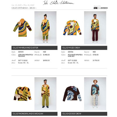 2023春夏_THE ELDER STATESMAN_服装_欧洲大牌资料
