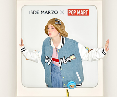 13demarzo x Popmart 小熊豆手办限定系列