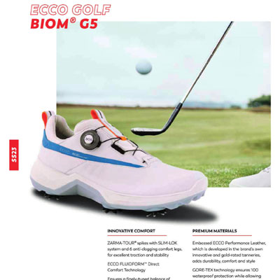 2023春夏_Ecco golf  _鞋子_欧洲大牌资料