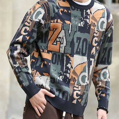 市场上装-毛衫-【DRONKOO 装库男装】休闲毛衫