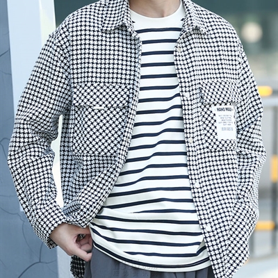 市场上装-衬衫-【DRONKOO 装库男装】休闲衬衫