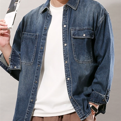 市场上装-衬衫-【DRONKOO 装库男装】休闲衬衫