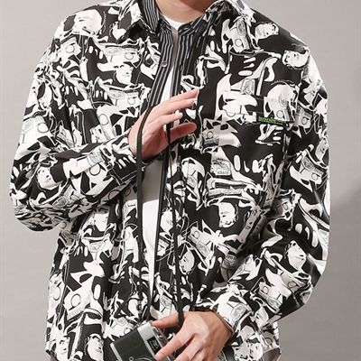 市场上装-衬衫-【DRONKOO 装库男装】休闲衬衫