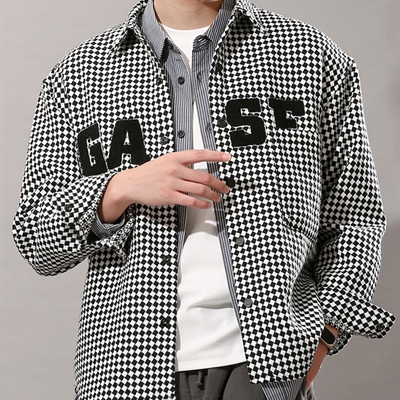 市场上装-衬衫-【DRONKOO 装库男装】休闲衬衫