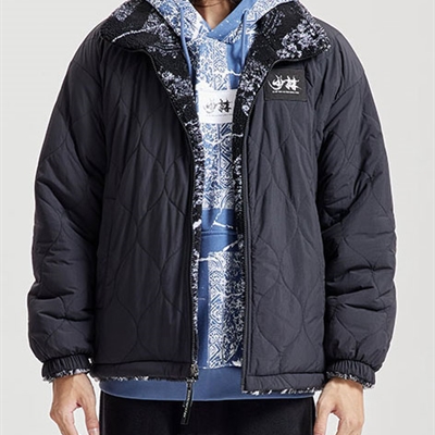 运动品牌-棉衣/羽绒-男运动棉服（两面穿）