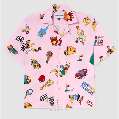 设计师品牌-短袖-微潮衬衫