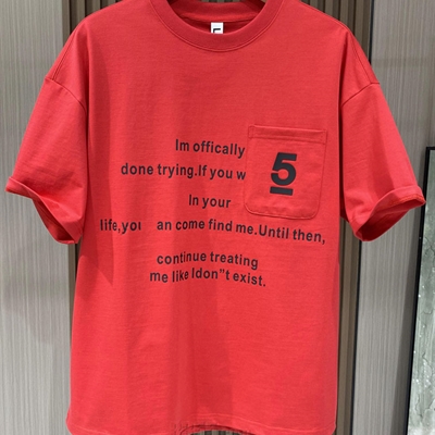 市场上装-T恤-休闲T恤【实拍】