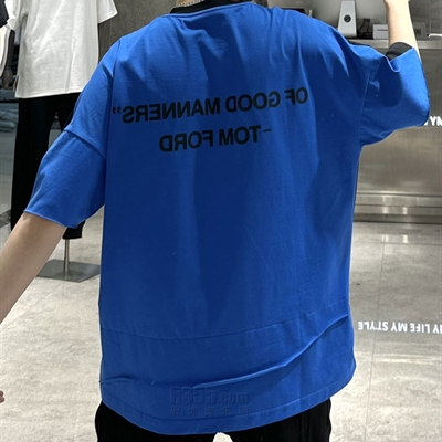 市场上装-T恤-微潮T恤