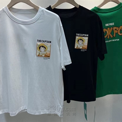 市场上装-T恤-休闲T恤【实拍】