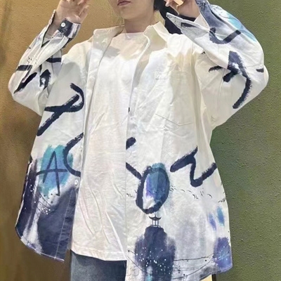 市场上装-衬衫-微潮衬衫