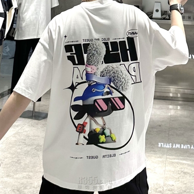 市场上装-T恤-微潮T恤