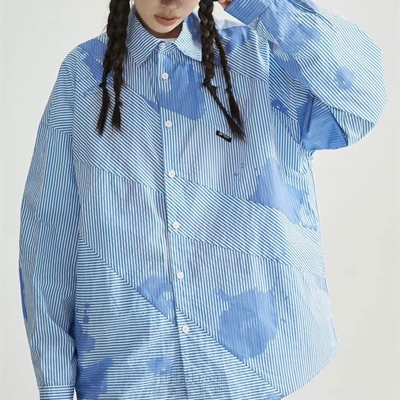 市场上装-衬衫-微潮衬衫