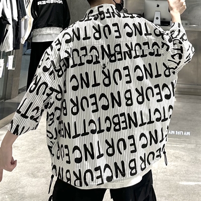 市场上装-衬衫-微潮衬衫