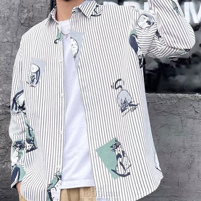 市场上装-衬衫-微潮衬衫