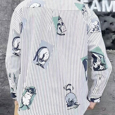 市场上装-衬衫-微潮衬衫