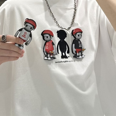 市场上装-T恤-微潮T恤