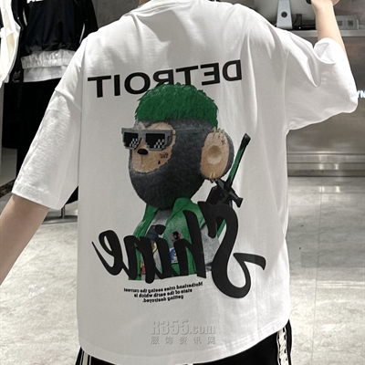 市场上装-T恤-微潮T恤