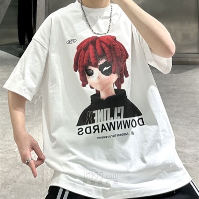 市场上装-T恤-微潮T恤