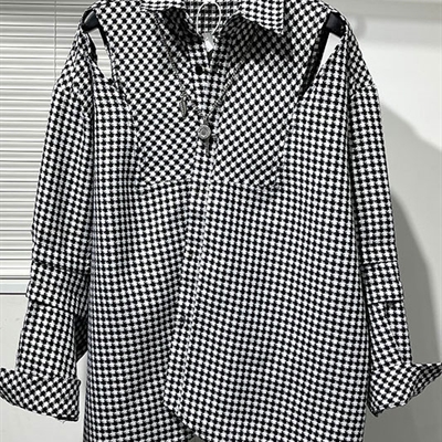 市场上装-衬衫-微潮衬衫【实拍】