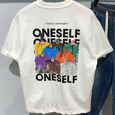 市场上装-T恤-休闲T恤【实拍】