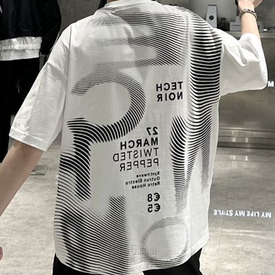 市场上装-T恤-微潮T恤